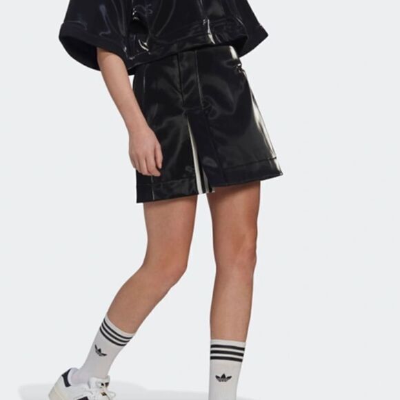 Adidas Blue Version High Shine Skirt 💎RARE💎 - Picture 1 of 12